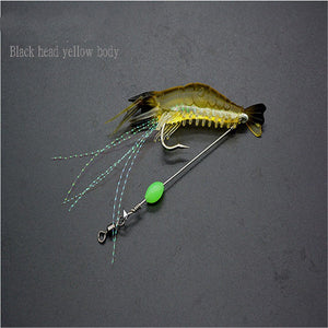 Unlock Your Fishing Potential with Luminous Pseudoshrimp Biomimetic Luya Fish Bait