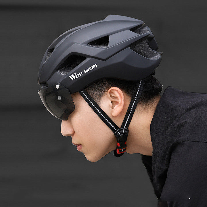 Revolutionize Your Ride with the Integrated Goggles Cycling Helmet