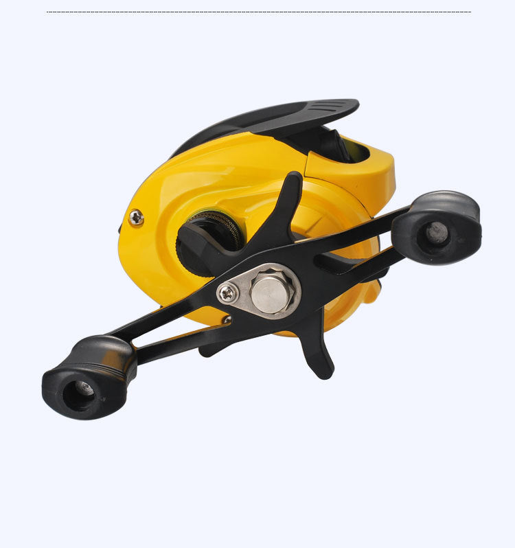 Small Yellow Baitcasting Fishing Reel For Micro Lures