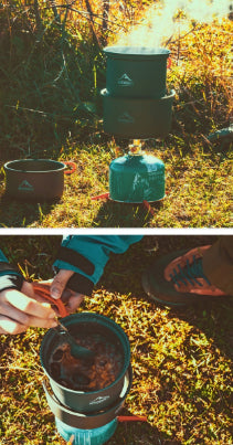Widesea Heat Collecting Camping Cookware Set Outdoor Cooking Gear
