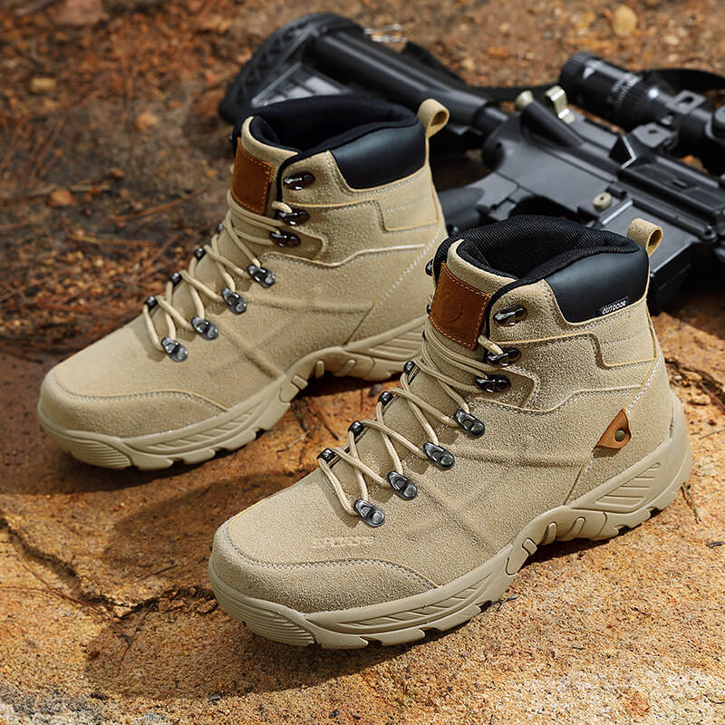 Men's Mid-High Autumn Winter Hiking Boots Plus Size
