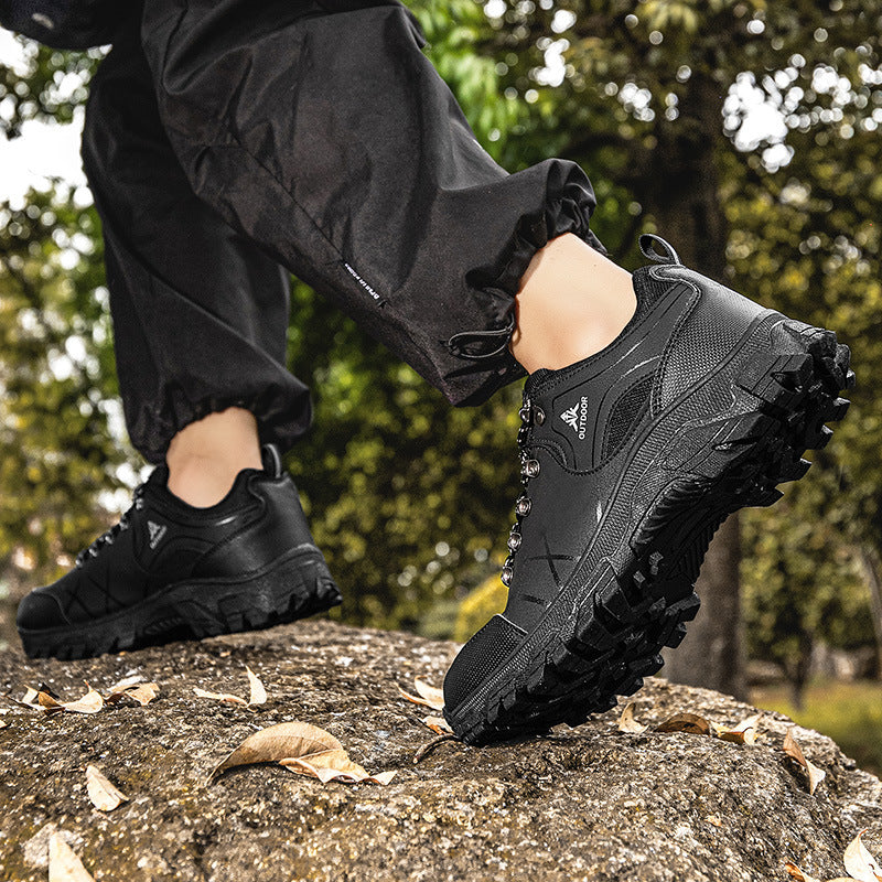 Breathable Non Slip Wear Resistant Outdoor Camping Work Shoes