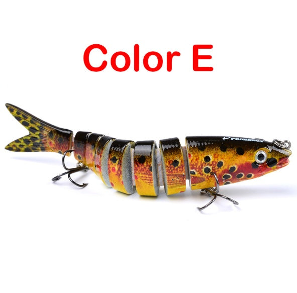 Multi Jointed Pike Fishing Lure Hard Bait Trolling Carp Fishing Tool