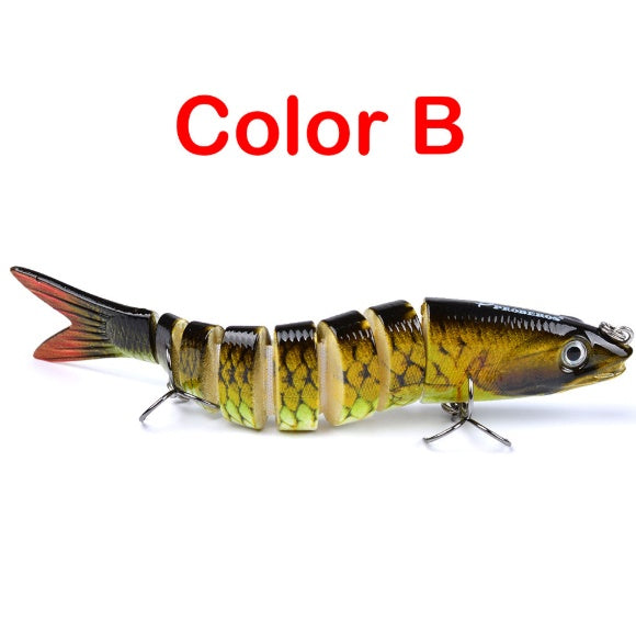 Multi Jointed Pike Fishing Lure Hard Bait Trolling Carp Fishing Tool