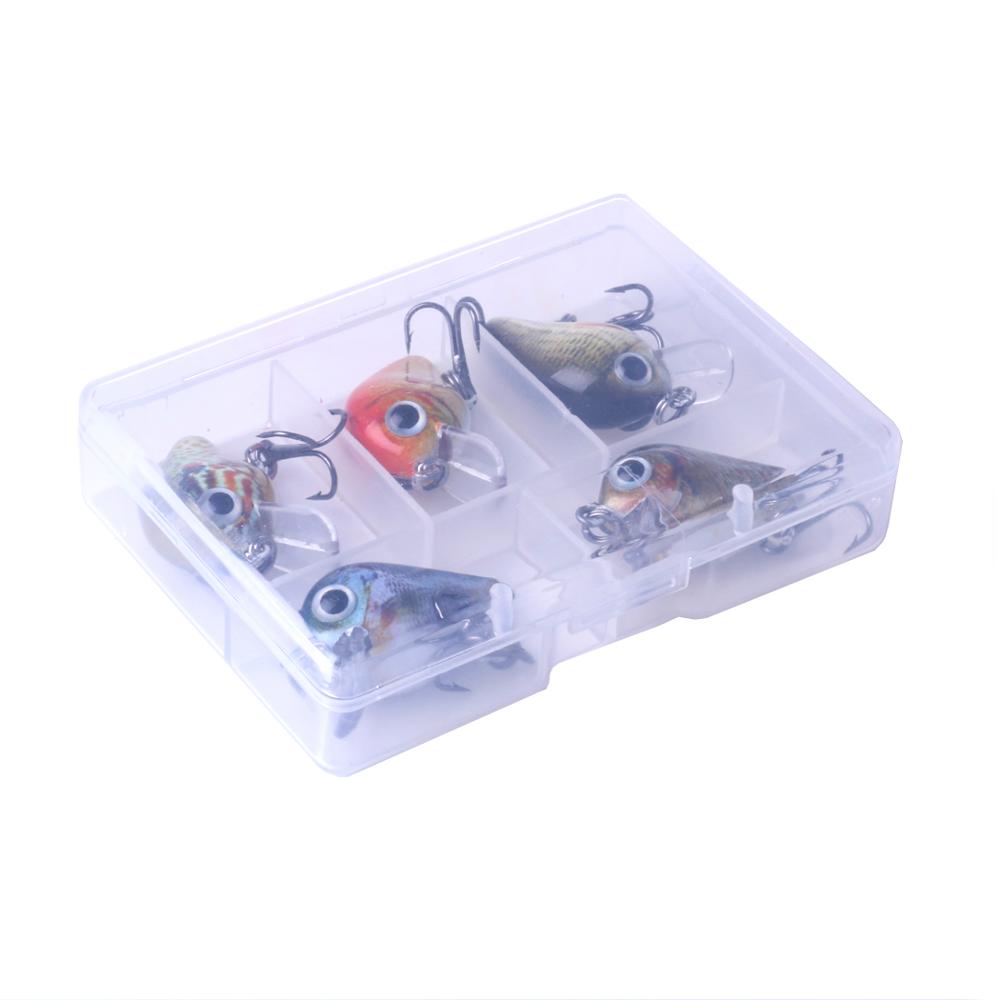 Mini Crankbait Fishing Lures 2.7cm 1.5g Boxed Set
