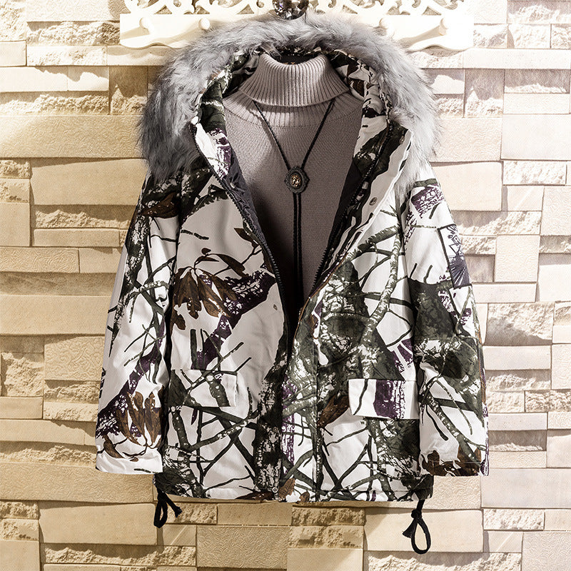 Hip Hop Camouflage Hooded Streetwear Jacket