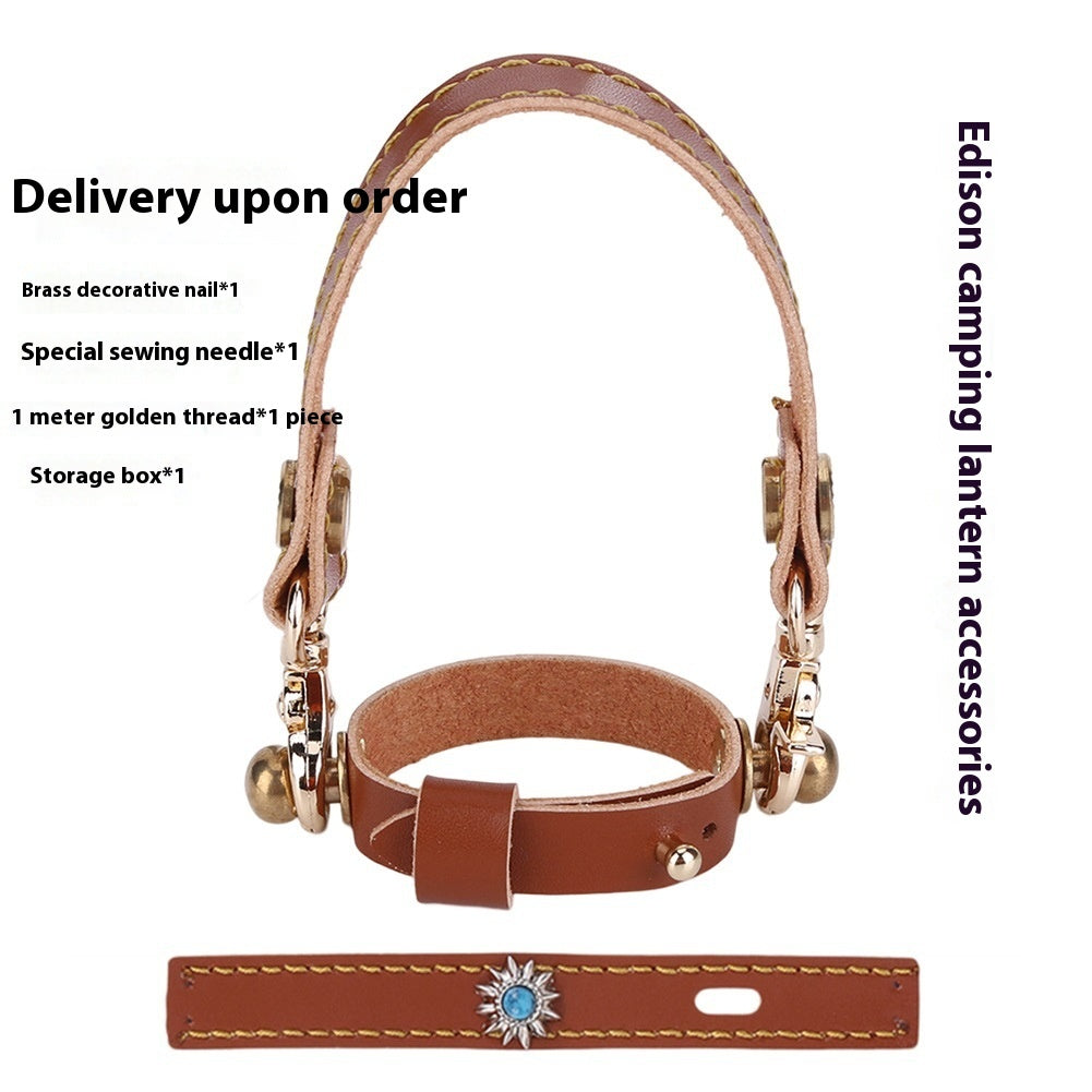 Beibang Edison Camping Lantern Leather Hanging Rope Set 3 Piece