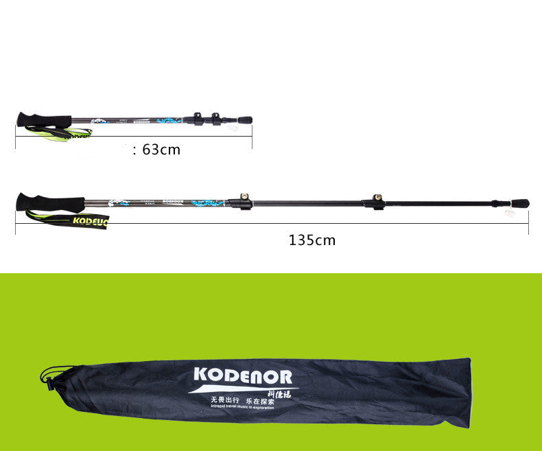 Carbon Fiber Telescopic Folding Trekking Pole