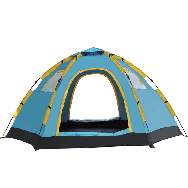 Wholesale Quick Setup 5–8 Person Camping Tent Hexagonal Outdoor Tent