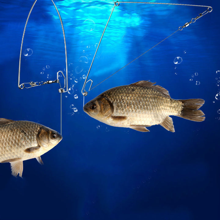 Automatic Fishing Ejection Double Hook Tool