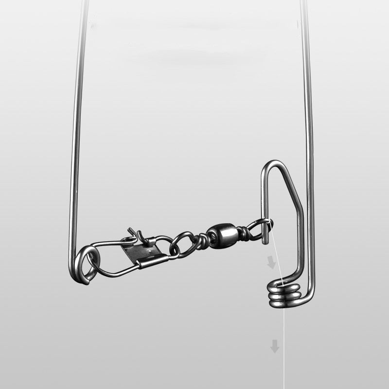 Automatic Fishing Ejection Double Hook Tool