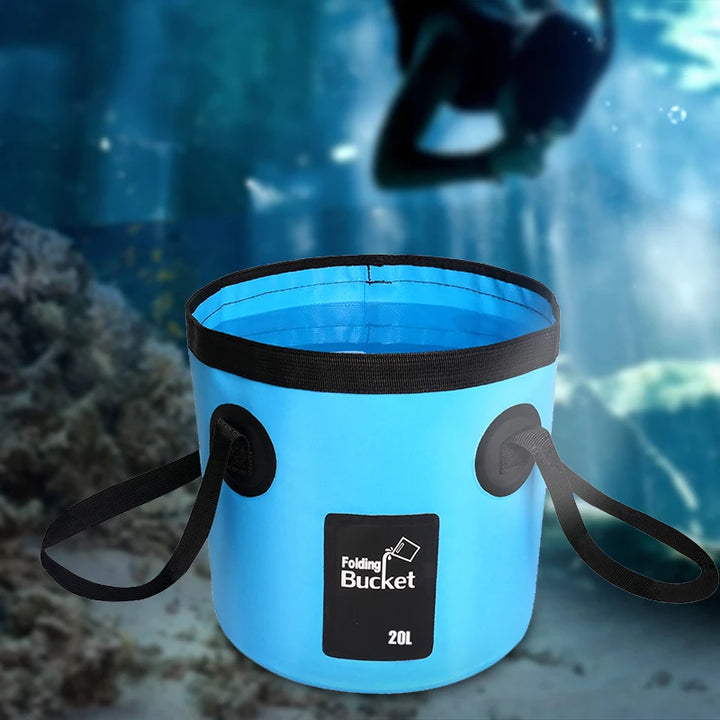 Portable Waterproof Folding Bucket Travel Bag