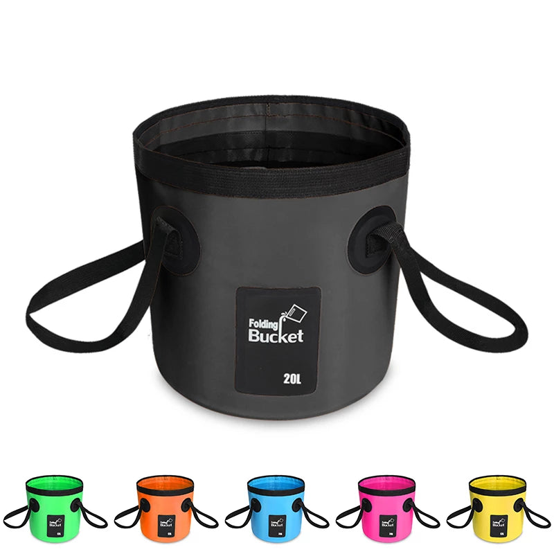 Portable Waterproof Folding Bucket Travel Bag