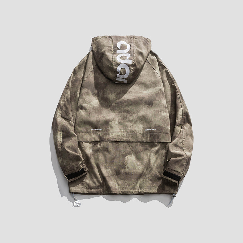Men's Casual Breathable Loose Camouflage Jacket