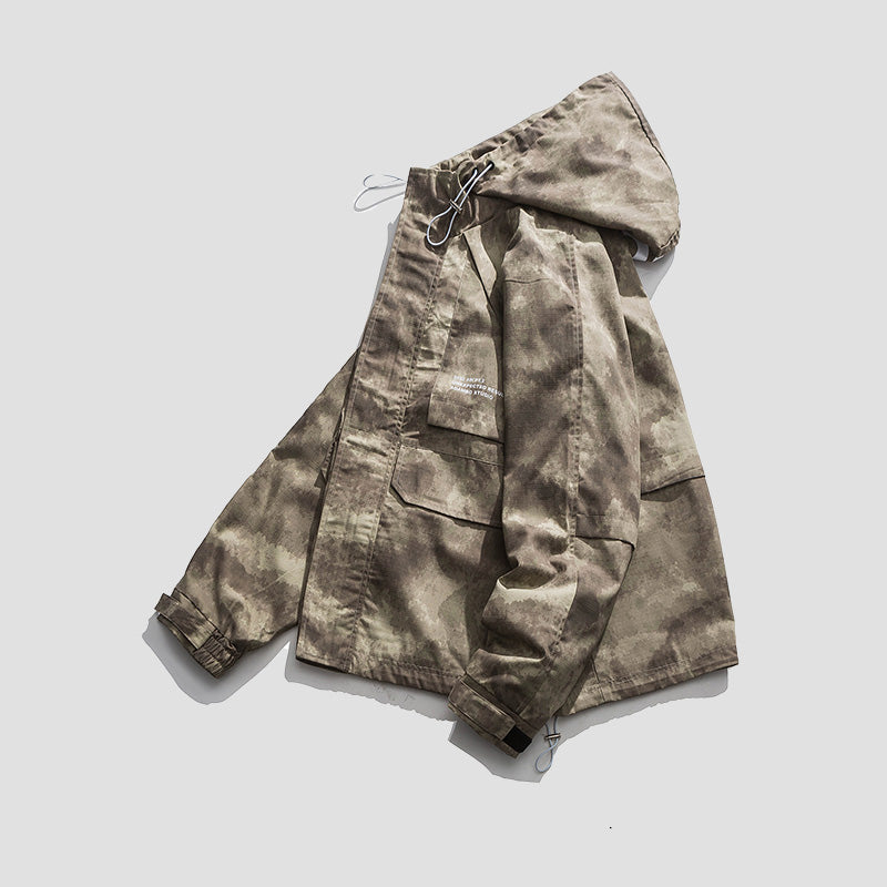 Men's Casual Breathable Loose Camouflage Jacket