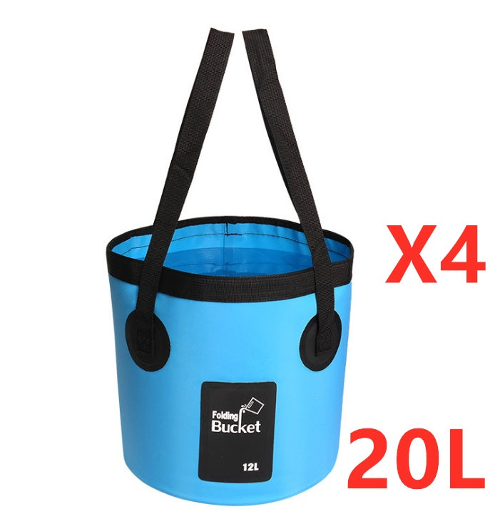 Portable Waterproof Folding Bucket Travel Bag