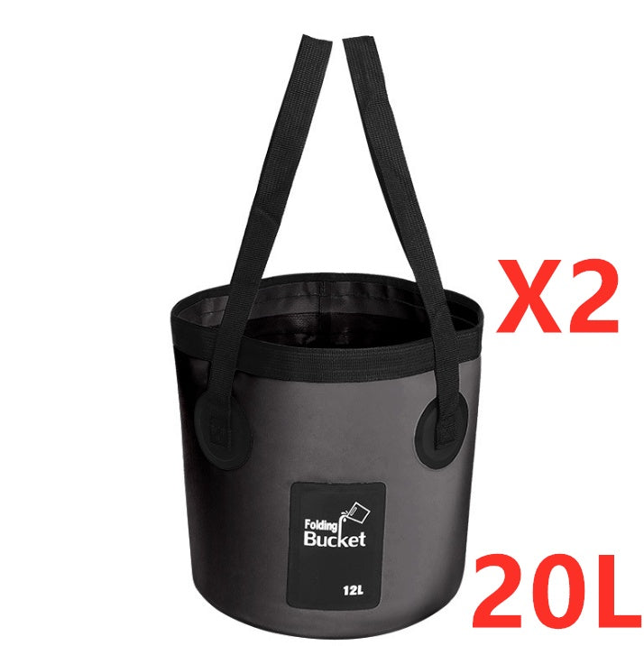 Portable Waterproof Folding Bucket Travel Bag
