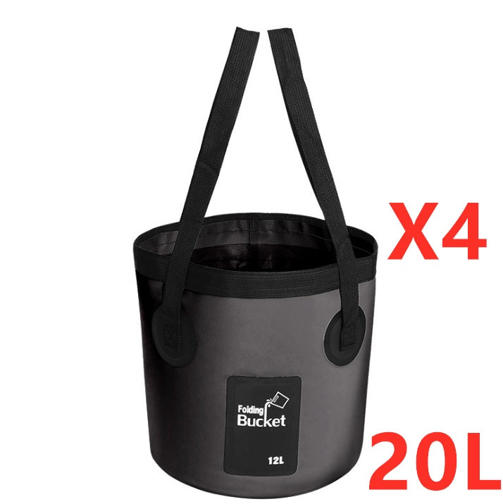 Portable Waterproof Folding Bucket Travel Bag