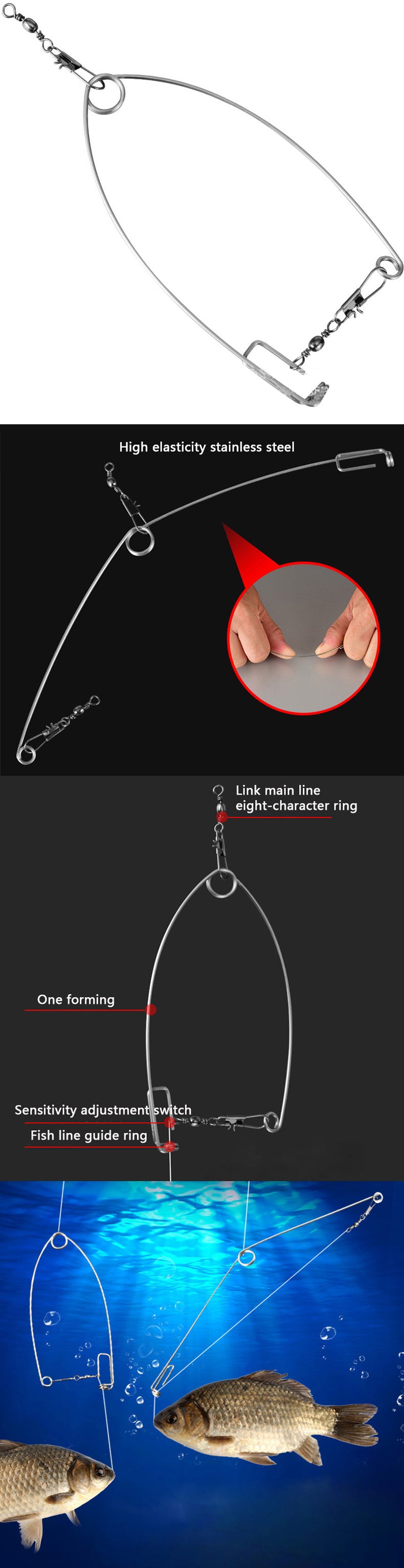 Automatic Fishing Hook Tying Tool Gear