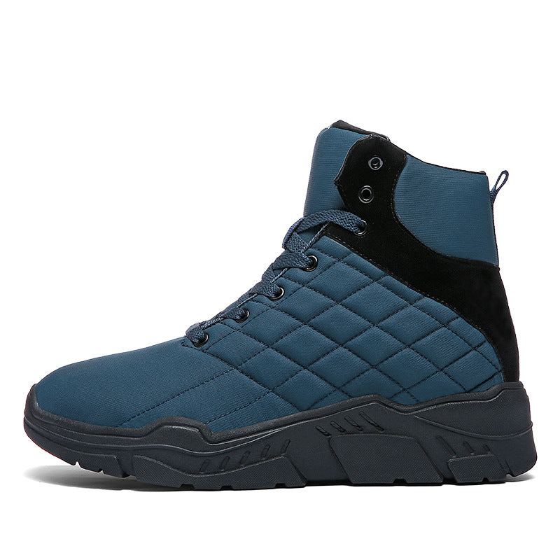 High Top Waterproof Velvet Snow Hiking Boots