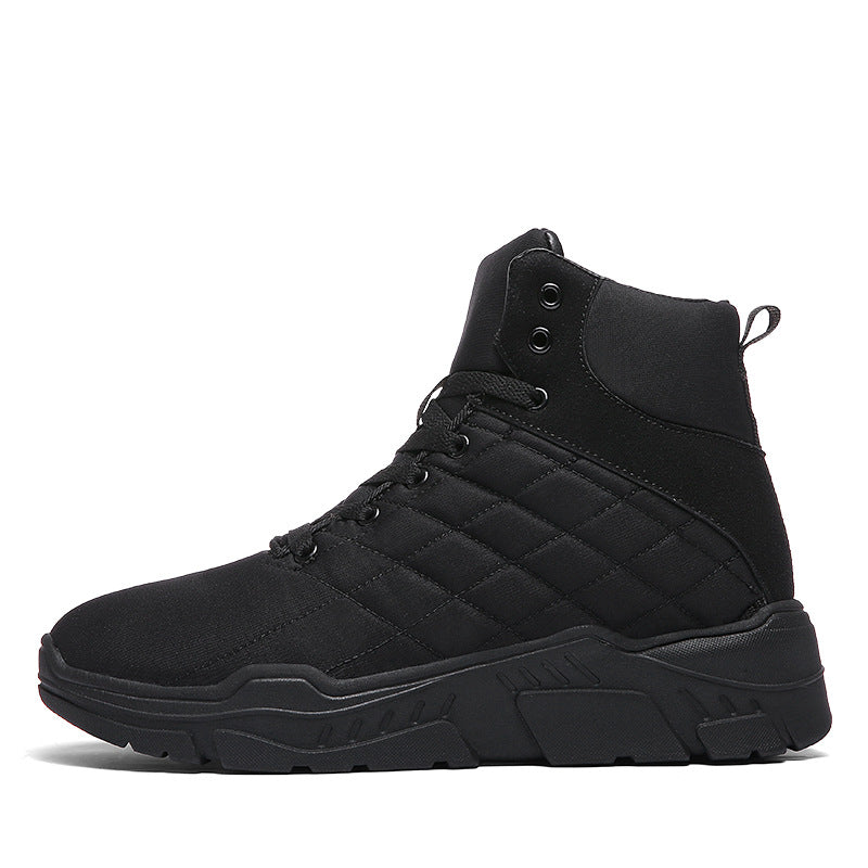High Top Waterproof Velvet Snow Hiking Boots