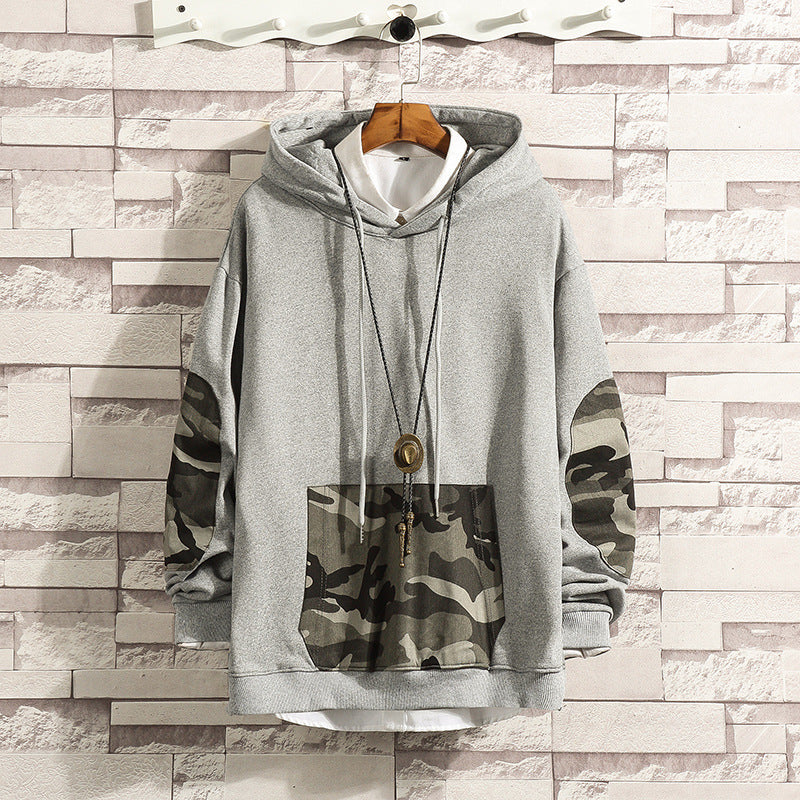 Men's Camouflage Hooded Casual Jacket