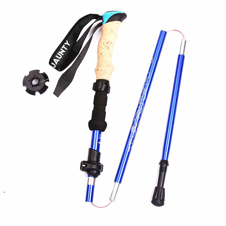 Five Section Folding Lightweight EVA Trekking Pole