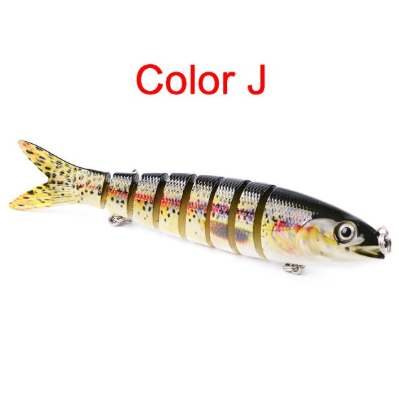 Multi Jointed Pike Fishing Lure Hard Bait Trolling Carp Fishing Tool