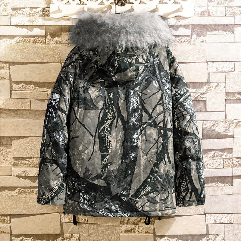 Hip Hop Camouflage Hooded Streetwear Jacket