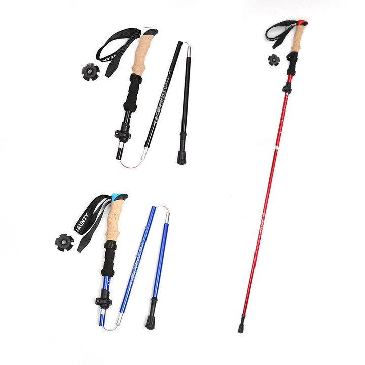 Five Section Folding Lightweight EVA Trekking Pole