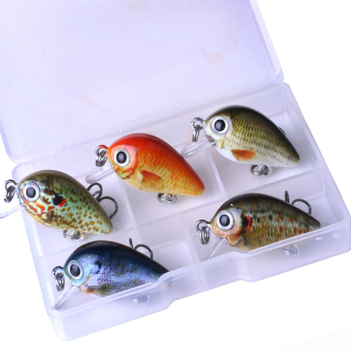 Mini Crankbait Fishing Lures 2.7cm 1.5g Boxed Set