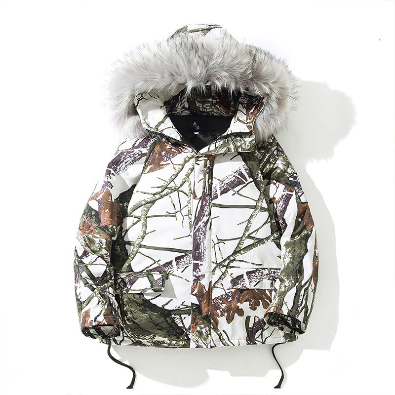 Hip Hop Camouflage Hooded Streetwear Jacket