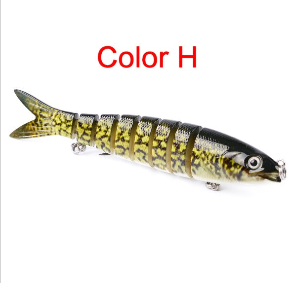 Multi Jointed Pike Fishing Lure Hard Bait Trolling Carp Fishing Tool