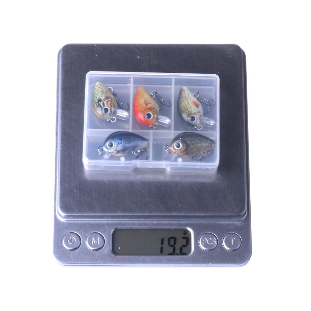 Mini Crankbait Fishing Lures 2.7cm 1.5g Boxed Set