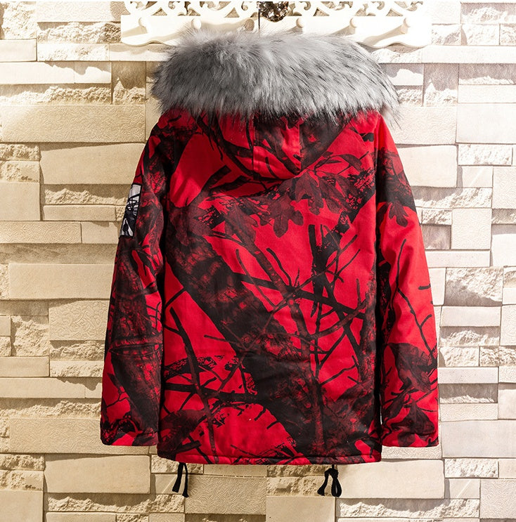 Hip Hop Camouflage Hooded Streetwear Jacket