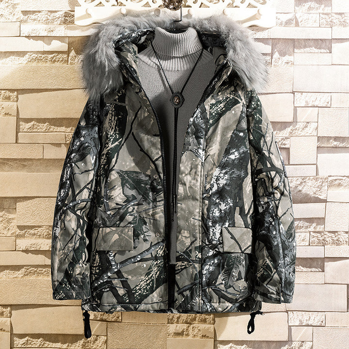 Hip Hop Camouflage Hooded Streetwear Jacket