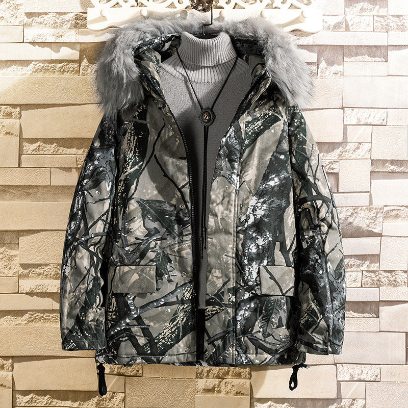 Hip Hop Camouflage Hooded Streetwear Jacket