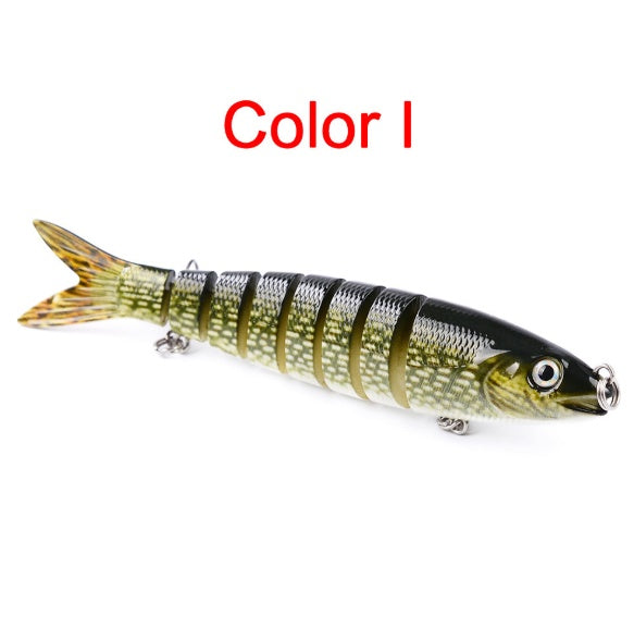 Multi Jointed Pike Fishing Lure Hard Bait Trolling Carp Fishing Tool