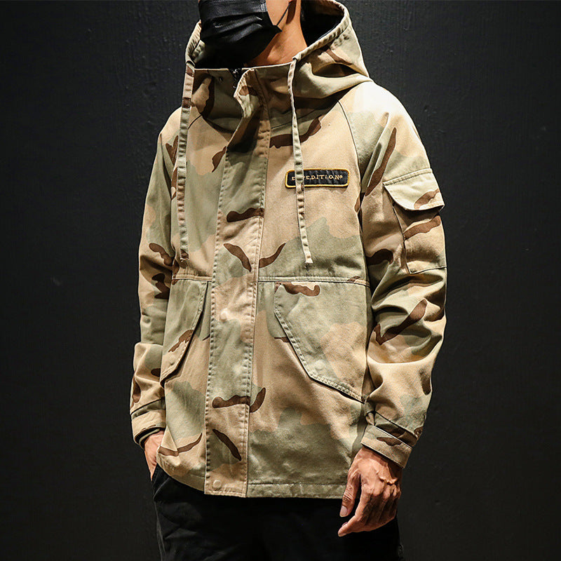 Camouflage Tooling Utility Jacket