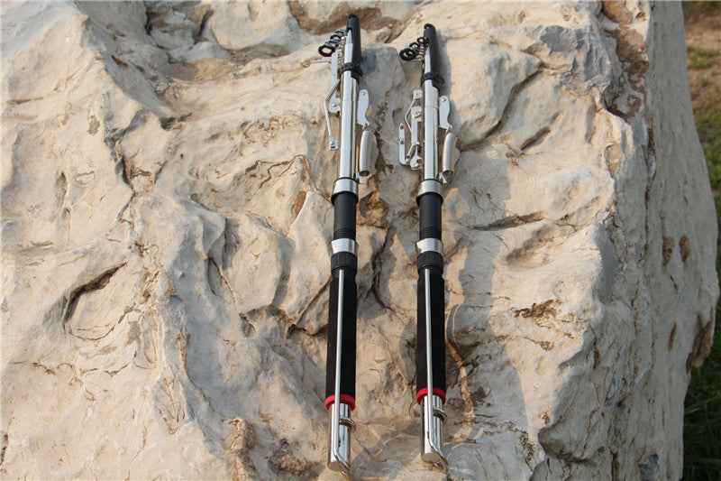 Automatic Spring Fishing Rod Set with Support Accessories