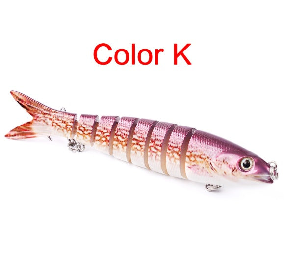 Multi Jointed Pike Fishing Lure Hard Bait Trolling Carp Fishing Tool