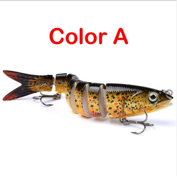 Multi Jointed Pike Fishing Lure Hard Bait Trolling Carp Fishing Tool