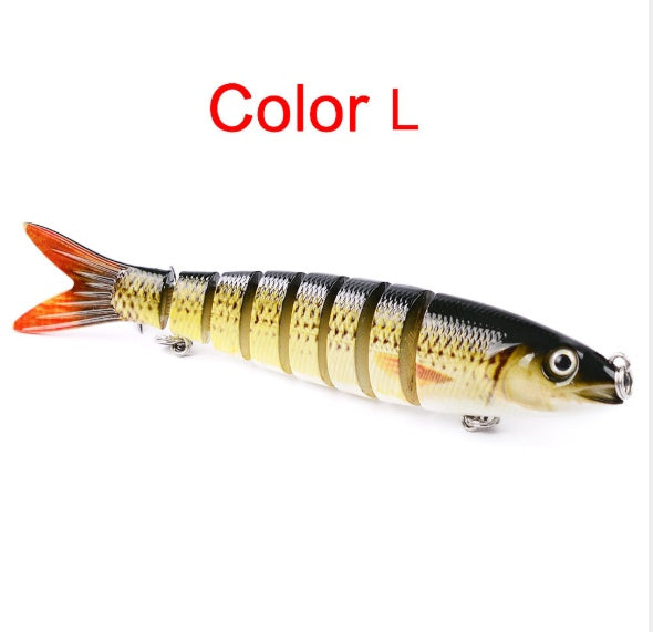 Multi Jointed Pike Fishing Lure Hard Bait Trolling Carp Fishing Tool