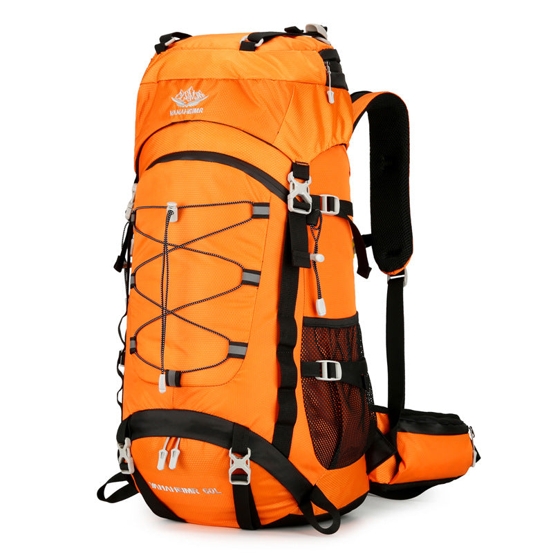 60L Large Capacity Hiking Camping Travel Backpack Outdoor Sports Bag