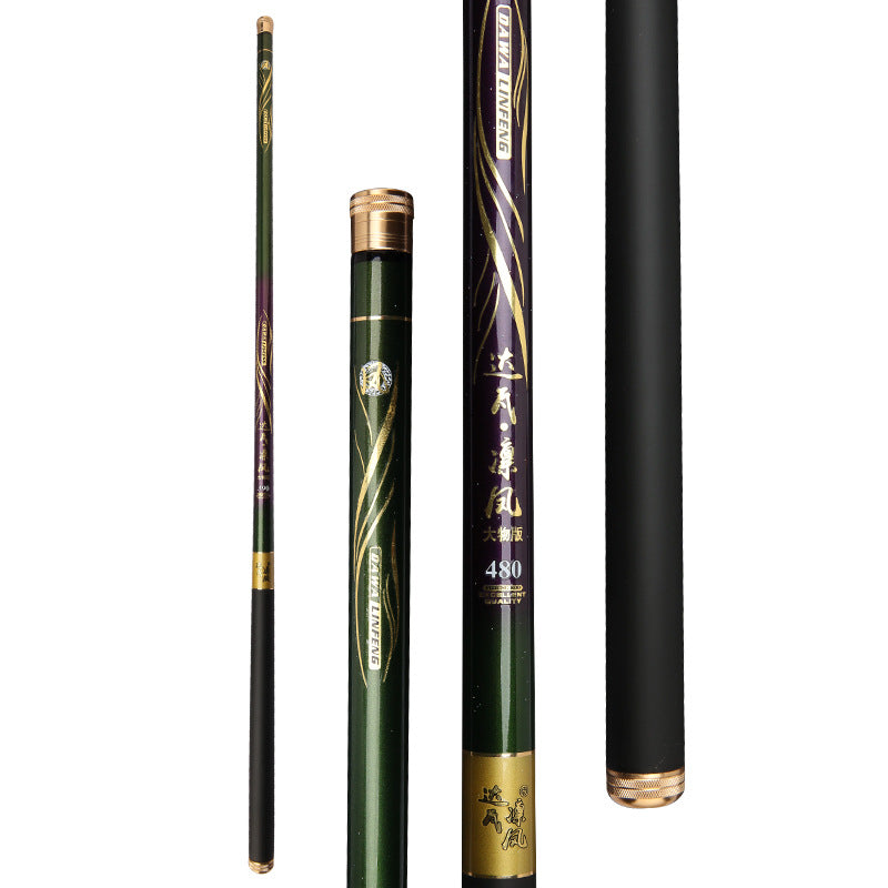 High Carbon Black Fishing Rod 6H19 Short Pitch Hand Rod