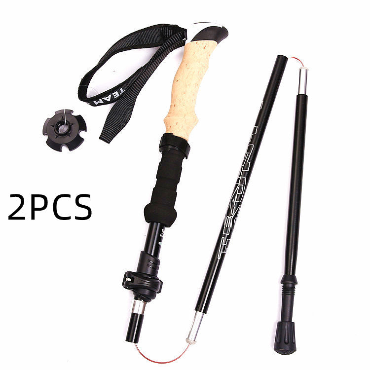Five Section Folding Lightweight EVA Trekking Pole