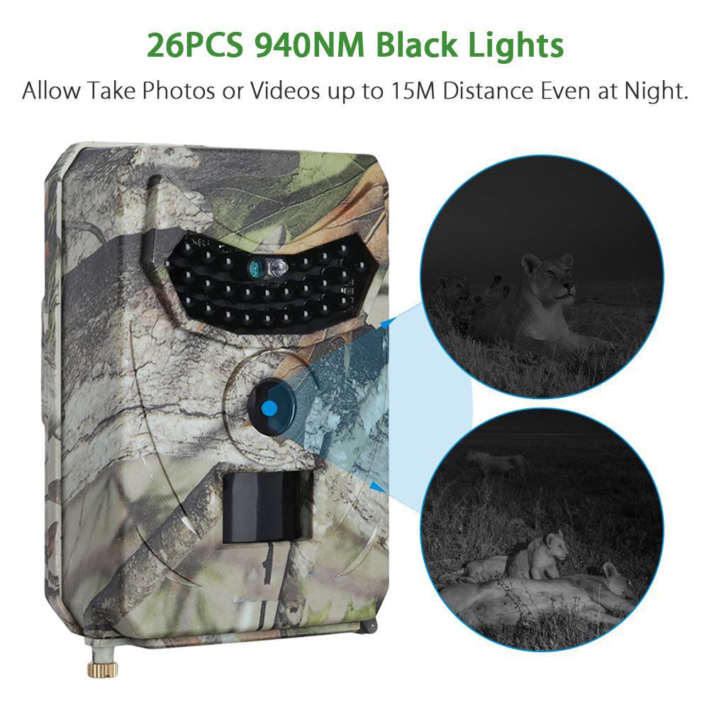 1080P PIR Night Vision Wildlife Hunting Trail Camera