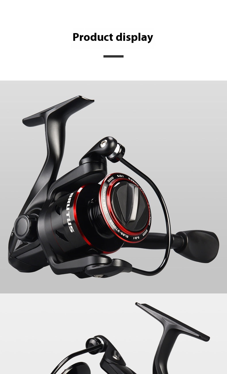 All Metal Telescopic Fishing Spinning Reel