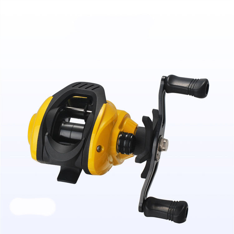 Small Yellow Baitcasting Fishing Reel For Micro Lures