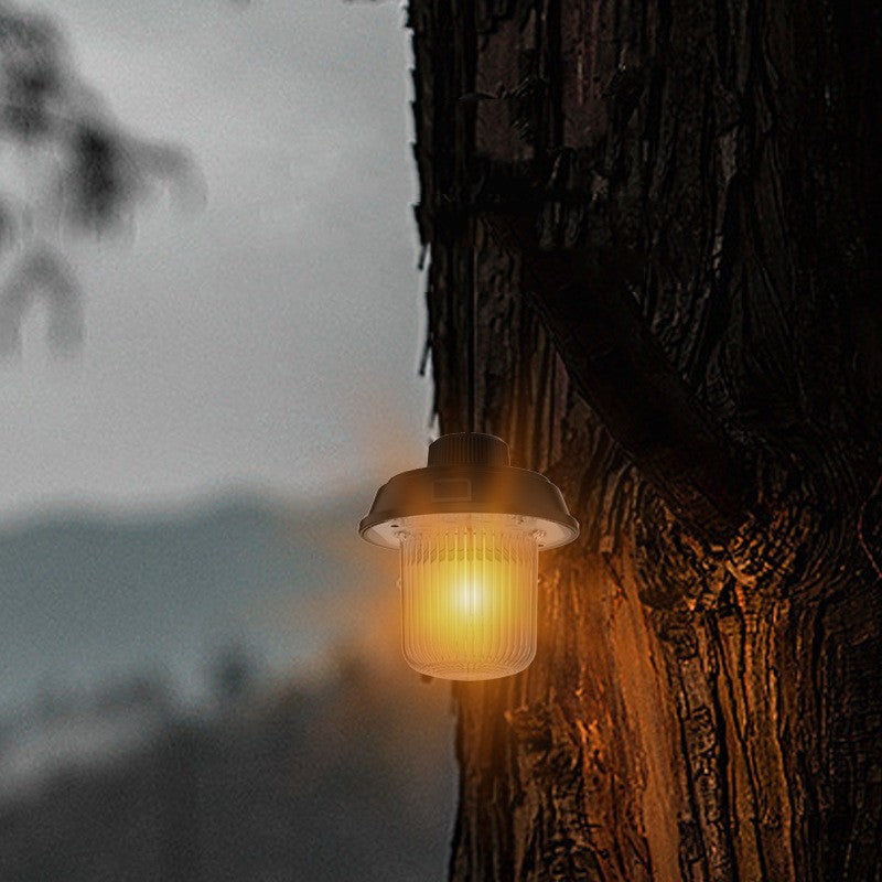 Retro Rechargeable Multi Function Camping Lantern Portable Light